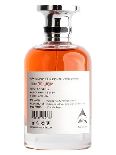 Aura de Arabia Oud Illusion fragrance bottle
