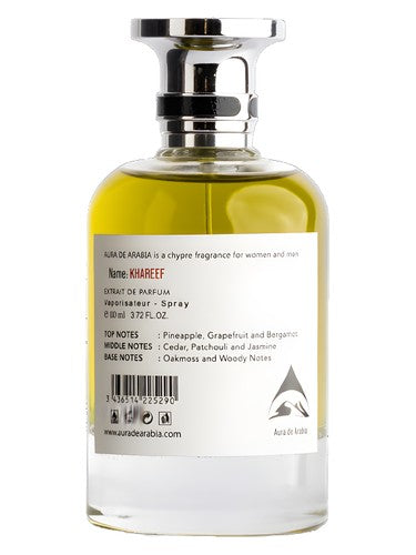 Aura de Arabia Khareef fragrance bottle