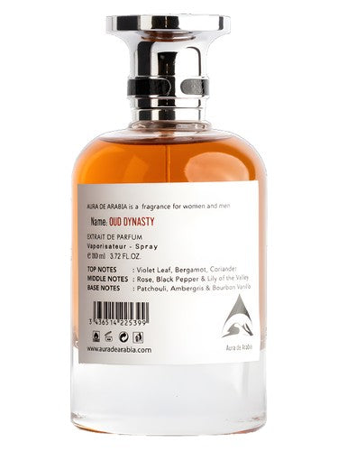 Aura de Arabia Oud Dynasty fragrance bottle