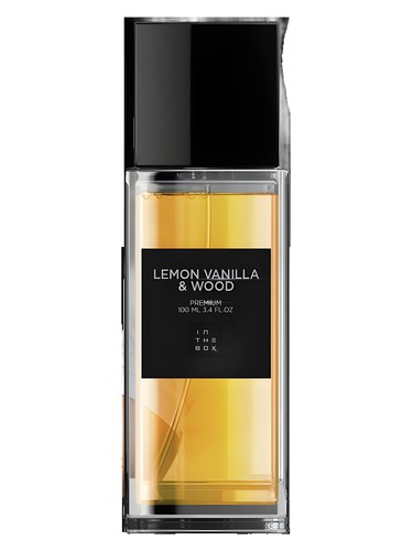 In The Box Lemon Vanilla & Wood fragrance bottle
