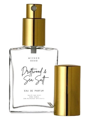 Wicked Good Driftwood & Sea Salt fragrance bottle