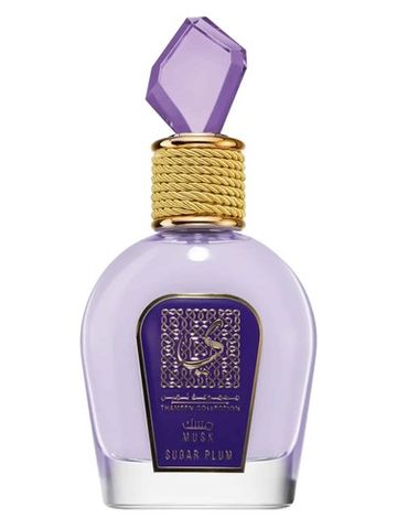 Lattafa Perfumes Musk Sugar Plum fragrance bottle