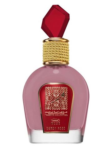 Lattafa Perfumes Musk Candy Rose fragrance bottle