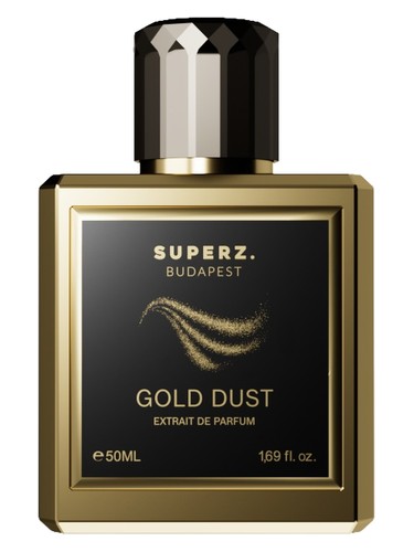 Superz. Gold Dust fragrance bottle
