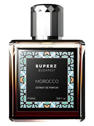 Superz. Morocco fragrance bottle