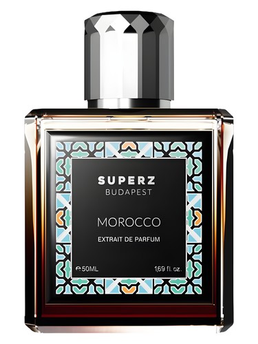 Superz. Morocco fragrance bottle