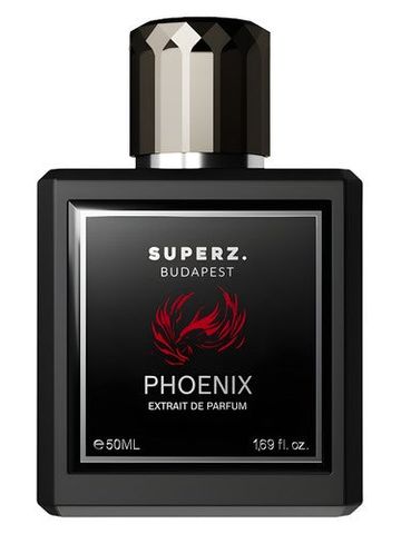 Superz. Phoenix fragrance bottle