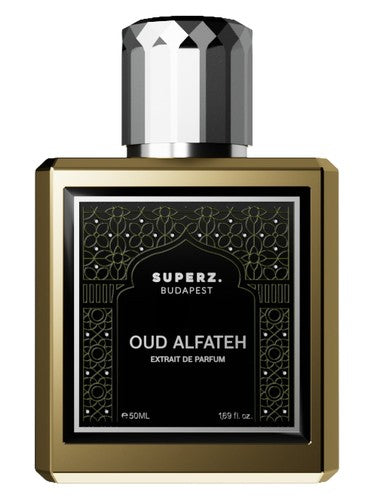 Superz. Oud Alfateh fragrance bottle