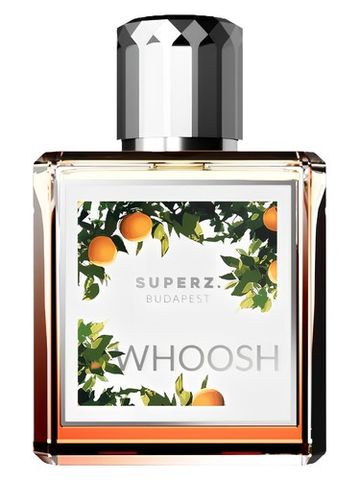 Superz. Whoosh fragrance bottle