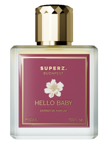 Superz. Hello Baby fragrance bottle