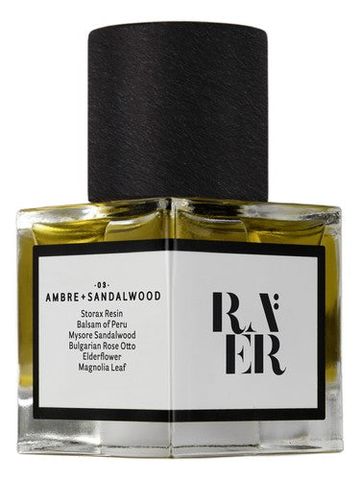 RAER Scents Accord No. 03: Ambre + Sandalwood fragrance bottle