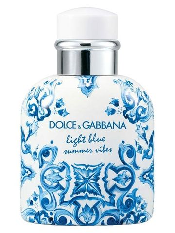 Dolce Gabbana Light Blue Pour Homme Summer Vibes fragrance bottle