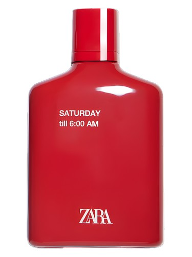 Zara Saturday till 6-00 AM fragrance bottle