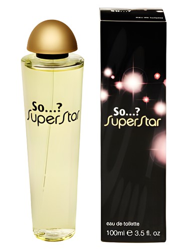 So So...? Superstar fragrance bottle