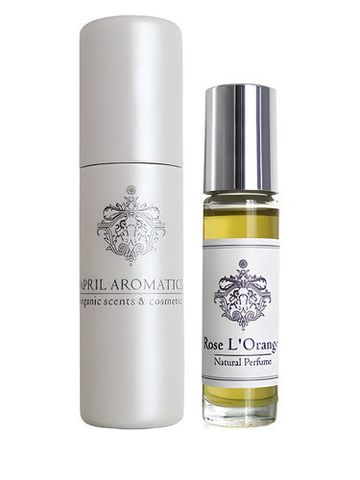April Aromatics Rose L'Orange Oil Perfume fragrance bottle