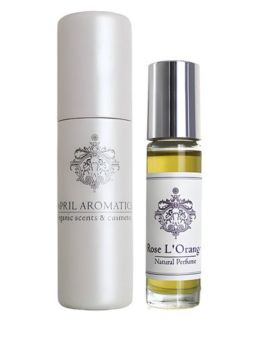 April Aromatics Rose L'Orange Oil Perfume fragrance bottle