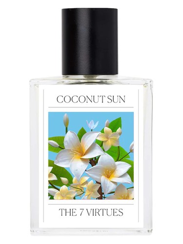 The 7 Virtues Coconut Sun fragrance bottle