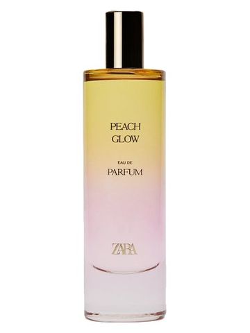 Zara Peach Glow Eau de Parfum fragrance bottle