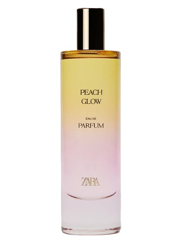 Zara Peach Glow Eau de Parfum fragrance bottle