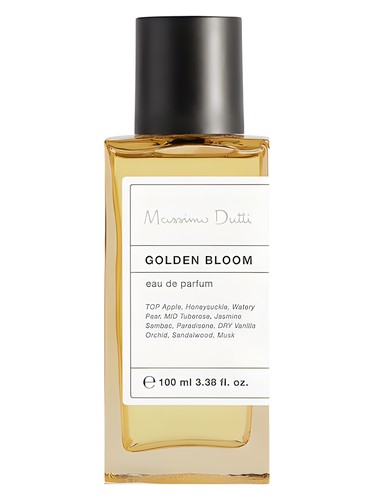 Massimo Dutti Golden Bloom fragrance bottle