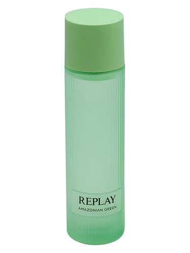 Replay Amazonian Green fragrance bottle