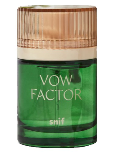 Snif Vow Factor fragrance bottle