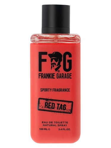 Frankie Garage Sporty Fragrance Red Tag fragrance bottle