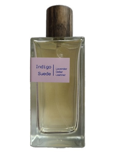 Lunio Indigo Suede fragrance bottle