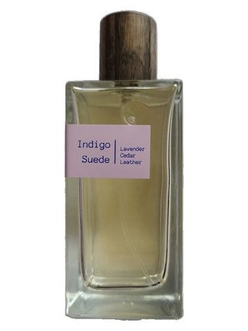 Lunio Indigo Suede fragrance bottle