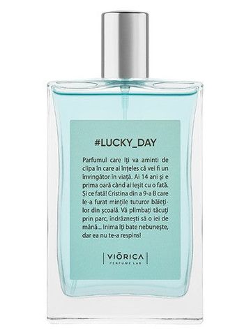 Viorica Cosmetics #LUCKY-DAY fragrance bottle