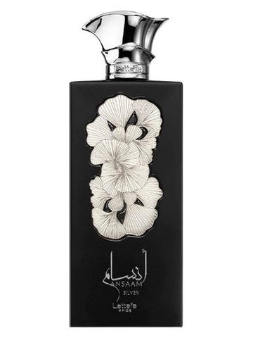 Lattafa Perfumes Ansaam Silver fragrance bottle