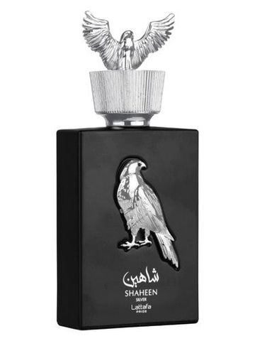 Lattafa Perfumes Shaheen Silver fragrance bottle