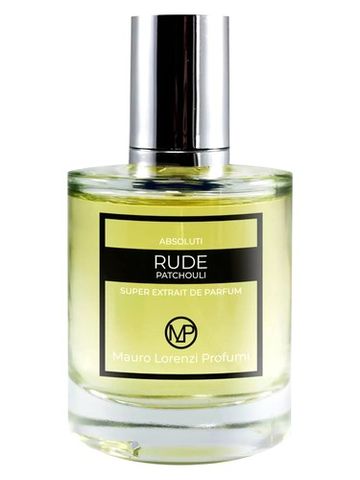 Mauro Lorenzi Profumi Rude Patchouli fragrance bottle