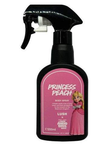 Lush Princess Peach fragrance bottle