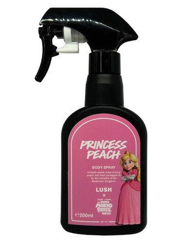 Lush Princess Peach fragrance bottle