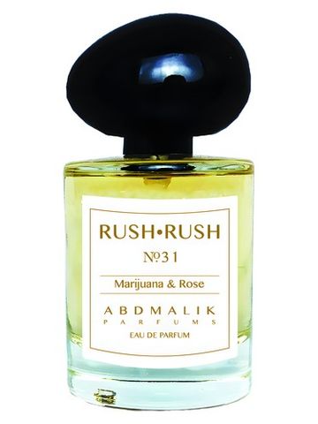 ABD Malik Marijuanna & Rose fragrance bottle