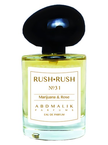 ABD Malik Marijuanna & Rose fragrance bottle