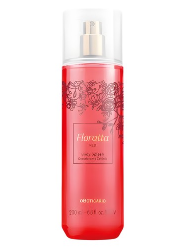 O Boticario Body Splash Floratta Red fragrance bottle