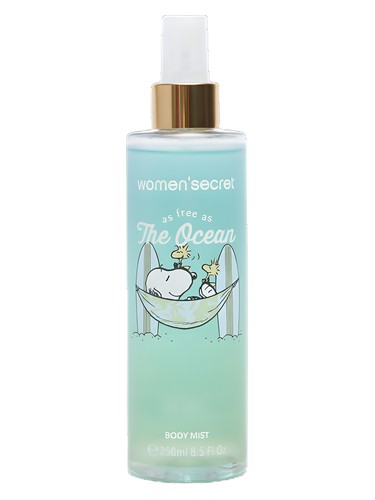 Women Secret The Ocean Snoopy fragrance bottle