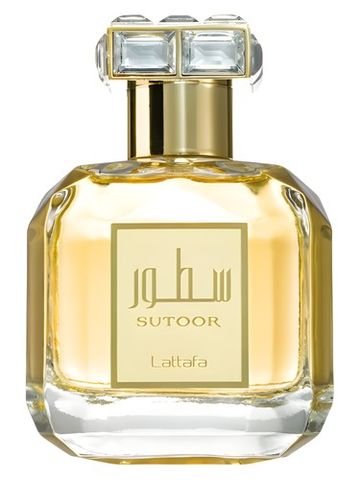 Lattafa Perfumes Sutoor fragrance bottle