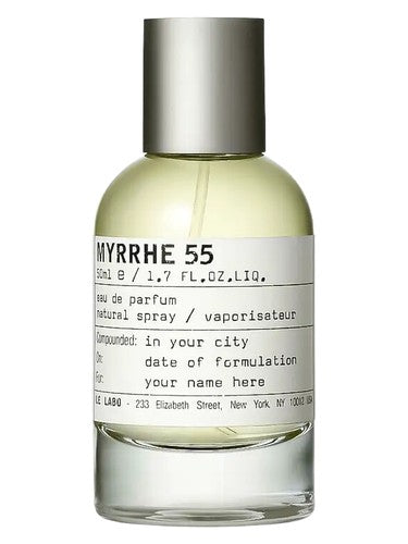 Le Labo Myrrhe 55 Shanghai fragrance bottle