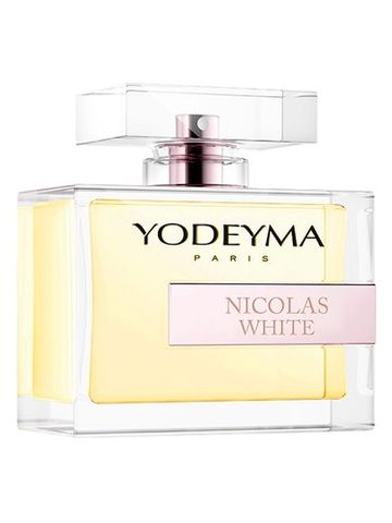 Yodeyma Nicolas White fragrance bottle