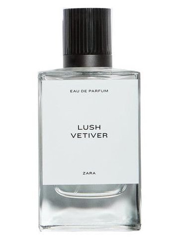 Zara Lush Vetiver fragrance bottle