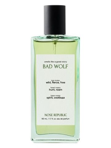 Nos Republic Bad Wolf fragrance bottle