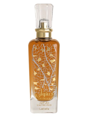 Lattafa Perfumes Safwaan L'autre Oud fragrance bottle