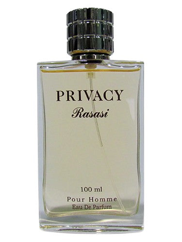 Rasasi Privacy Pour Homme fragrance bottle