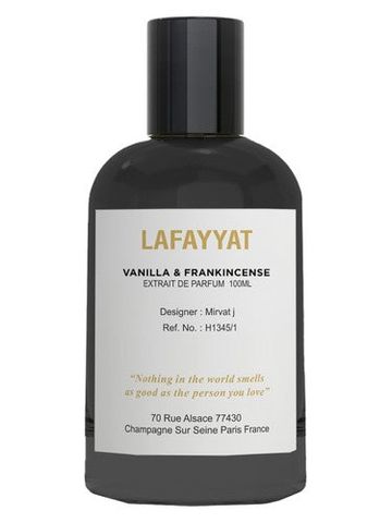 Lafayyat Vanilla & Frankincense fragrance bottle