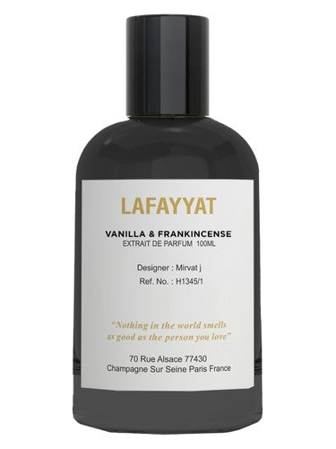 Lafayyat Vanilla & Frankincense fragrance bottle