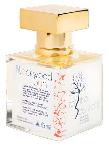 For the Scent of It Blackwood Sun fragrance bottle