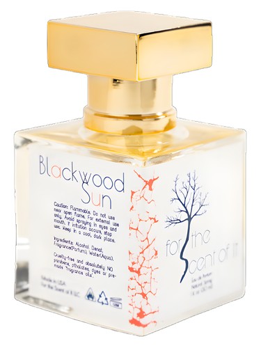 For the Scent of It Blackwood Sun fragrance bottle